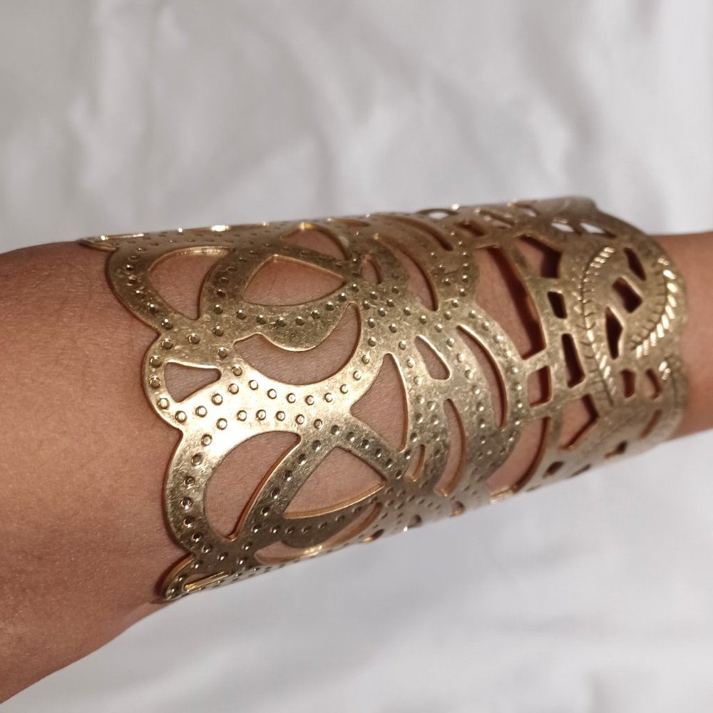 Brass Arm Cuffs
